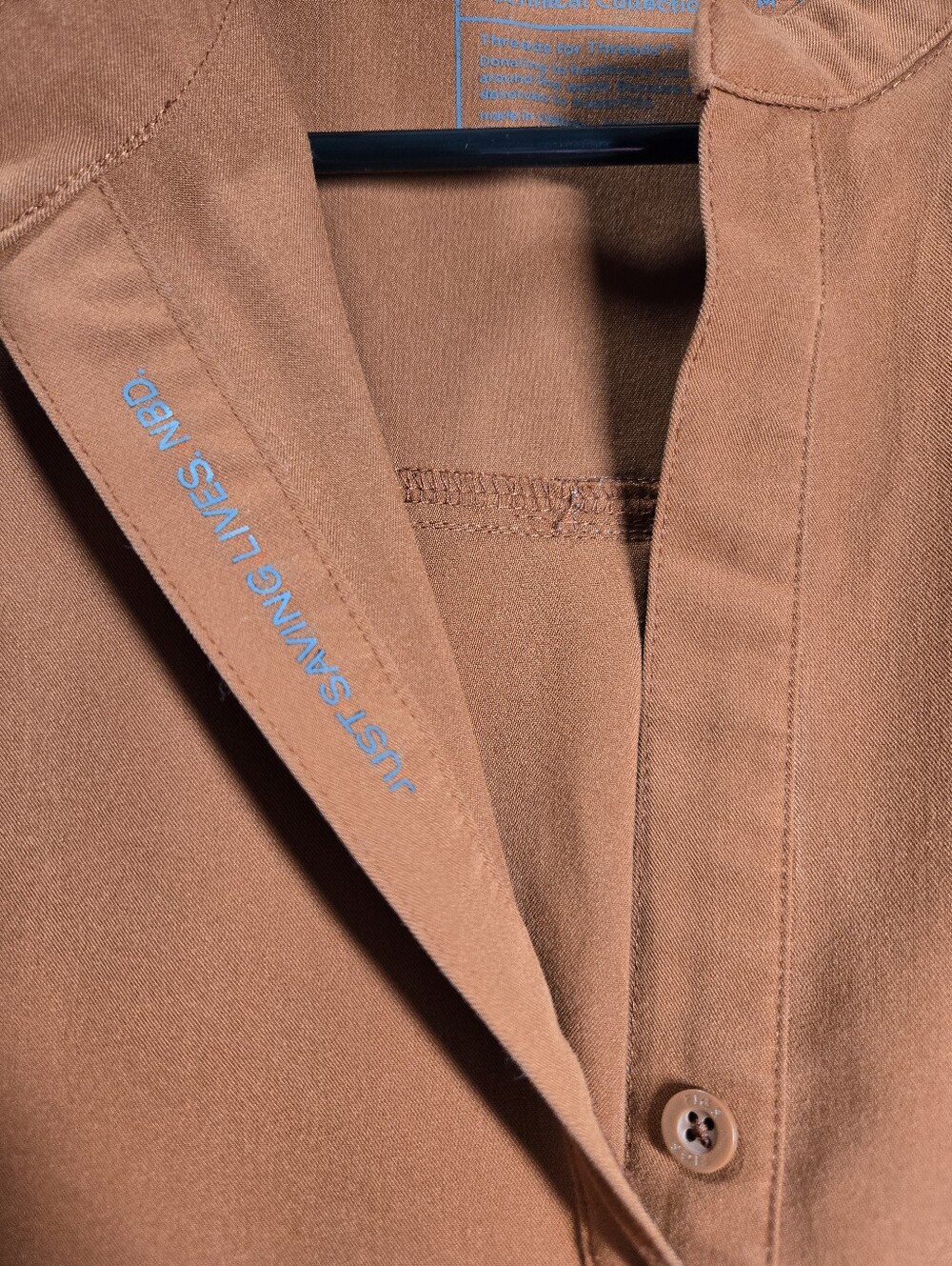Figs Rafaella Oversized Scrub Top Burnt Orange Size Medium - Picture 5 of 12